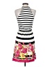 Elle 100% Rayon Print White Casual Dress Size S - photo 2