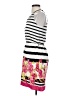 Elle 100% Rayon Print White Casual Dress Size S - photo 5