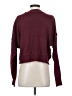 Shein 100% Polyester Burgundy Pullover Sweater Size 4 - photo 2