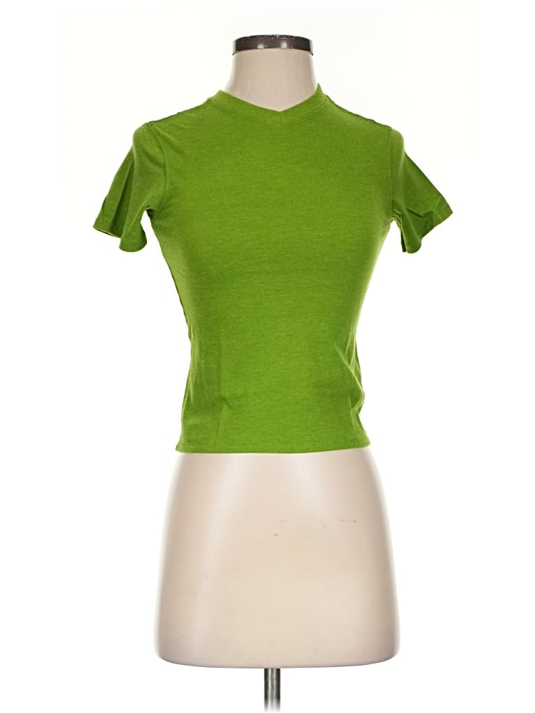 Pre-owned Cherokee Short Sleeve Turtleneck In Green