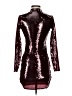 Express 100% Polyester Burgundy Cocktail Dress Size XS - photo 2