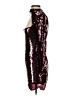 Express 100% Polyester Burgundy Cocktail Dress Size XS - photo 5
