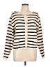 Lillusory Stripes Ivory Cardigan Size L - photo 1