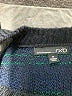 RXB 100% Acrylic Plaid Blue Pullover Sweater Size M - photo 7