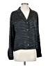 Ksubi 100% Silk Animal Print Black Long Sleeve Silk Top Size S - photo 1