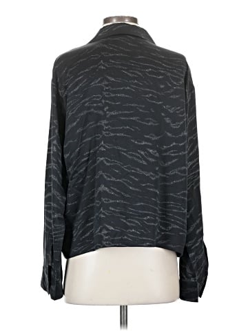 Ksubi Long Sleeve Silk Top (view 2)