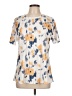 Unbranded Ivory Short Sleeve Blouse Size L - photo 1