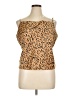 Nine West 100% Polyester Orange Sleeveless Top Size XL - photo 1