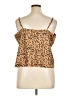 Nine West 100% Polyester Orange Sleeveless Top Size XL - photo 2