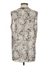 Tahari Gray Sleeveless Blouse Size 2 - photo 2