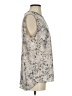 Tahari Gray Sleeveless Blouse Size 2 - photo 4