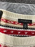 Talbots Chevron-herringbone Red Pullover Sweater Size XS - photo 7