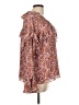 J.Crew 100% Polyester Brown Long Sleeve Blouse Size L - photo 4