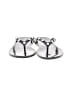 Katy Perry Gray Black Flip Flops Size 8 - photo 2