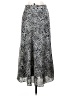 BCBGMAXAZRIA 100% Polyester Animal Print Silver Casual Skirt Size XS - photo 2