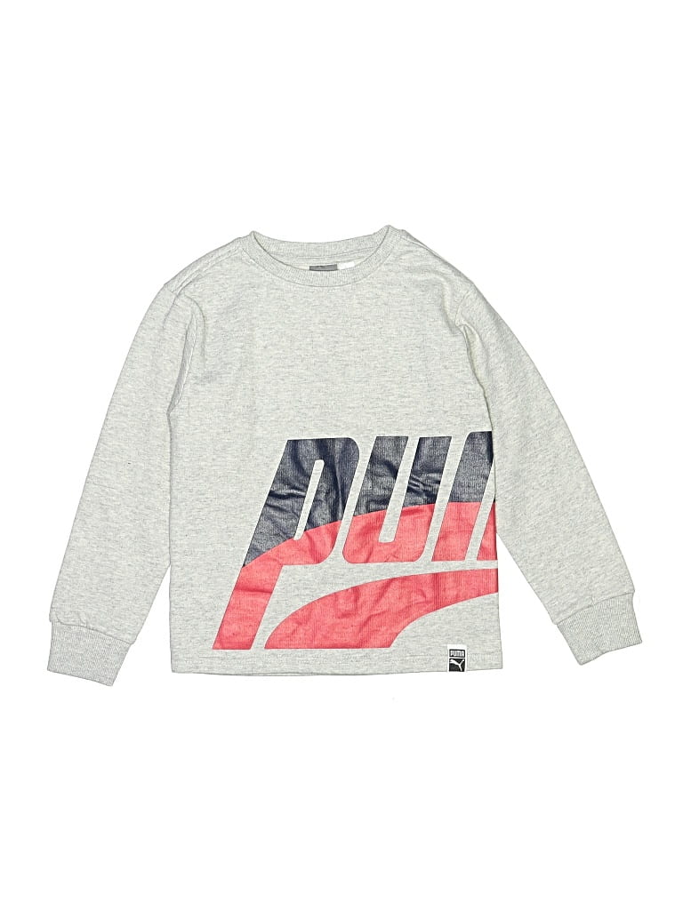 Pre-owned Puma Kids' Sweatshirt In Silver