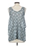 Soprano 100% Polyester Blue Sleeveless Blouse Size XS - photo 2