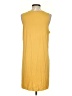 Double Zero Solid Yellow Casual Dress Size S - photo 2