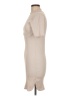 H&M Solid Tan Cocktail Dress Size M - photo 5