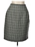 Tahari Plaid Gray Wool Skirt Size 10 - photo 1