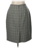 Tahari Plaid Gray Wool Skirt Size 10 - photo 2