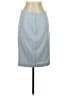 Le Chateau Solid Blue Gray Formal Skirt Size 4 - photo 1