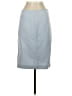 Le Chateau Solid Blue Gray Formal Skirt Size 4 - photo 2