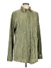 Unbranded Metallic Green Long Sleeve Blouse Size L (estimated) - photo 1