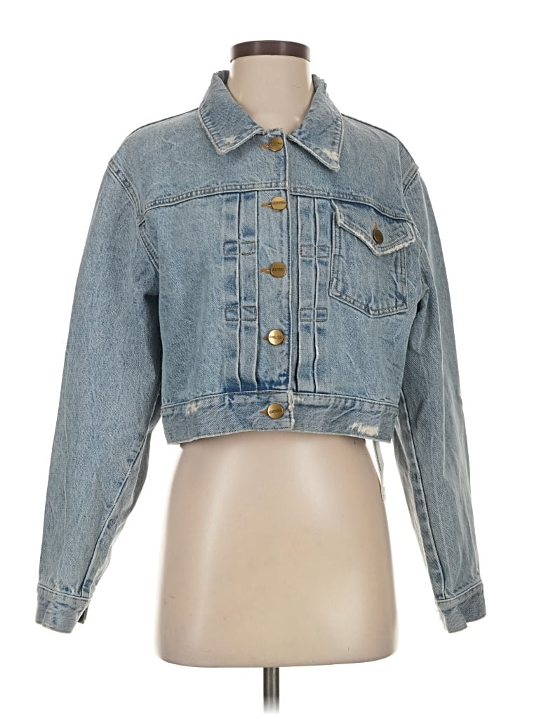 Pre-owned Coach Denim Jacket In Blue
