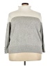 retrology Gray Turtleneck Sweater Size 3X - photo 1