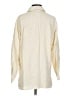 Express Silk Ivory Long Sleeve Button-Down Shirt Size XS - photo 2