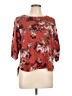Rebecca Malone Red 3/4 Sleeve Blouse Size L (petite) - photo 1