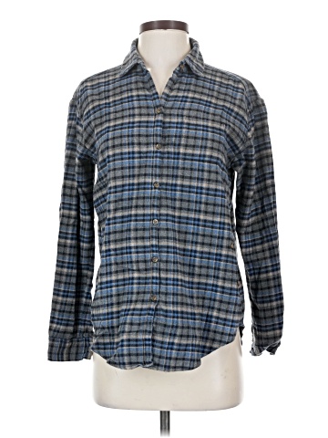 Elizabeth and James Long Sleeve Button-Down Shirt (view 1)