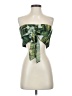 Luxxel 100% Polyester Green Sleeveless Blouse Size M - photo 1