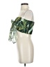 Luxxel 100% Polyester Green Sleeveless Blouse Size M - photo 5
