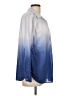 Talbots 100% Cotton Color Block Blue Long Sleeve Blouse Size 12 - photo 4