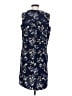 Originality 100% Polyester Floral Blue Casual Dress Size S - photo 2