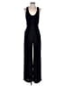 MNG 100% Polyurethane Solid Black Jumpsuit Size S - photo 1
