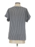 Banana Republic 100% Polyester Gray Short Sleeve Blouse Size S - photo 2