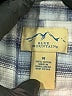 Blue Mountain 100% Cotton Plaid Blue Long Sleeve Button-Down Shirt Size M - photo 7