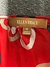 Ellen Tracy 100% Polyester Hearts Red 3/4 Sleeve Blouse Size M - photo 7