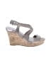 Charles by Charles David Gray Tan Wedges Size 7 - photo 1
