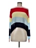 Hiatus Color Block Blue Pullover Sweater Size M - photo 1