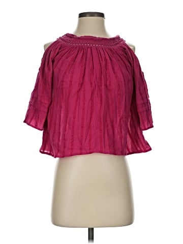 Sun & Shadow 3/4 Sleeve Blouse (view 1)