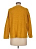 JAQUELINE de YONG Solid Yellow Pullover Sweater Size M - photo 2