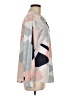 Ecowish 100% Polyester Color Block Gray Long Sleeve Blouse Size M - photo 4