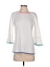 Talbots White 3/4 Sleeve Top Size XS - photo 1