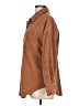 Unbranded 100% Polyester Brown Long Sleeve Blouse Size L - photo 5