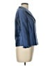 Teri Jon by Rickie Freeman Blue Silk Blazer Size 10 - photo 4