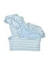 Habitual Blue Swimsuit Top Size 12 - photo 2